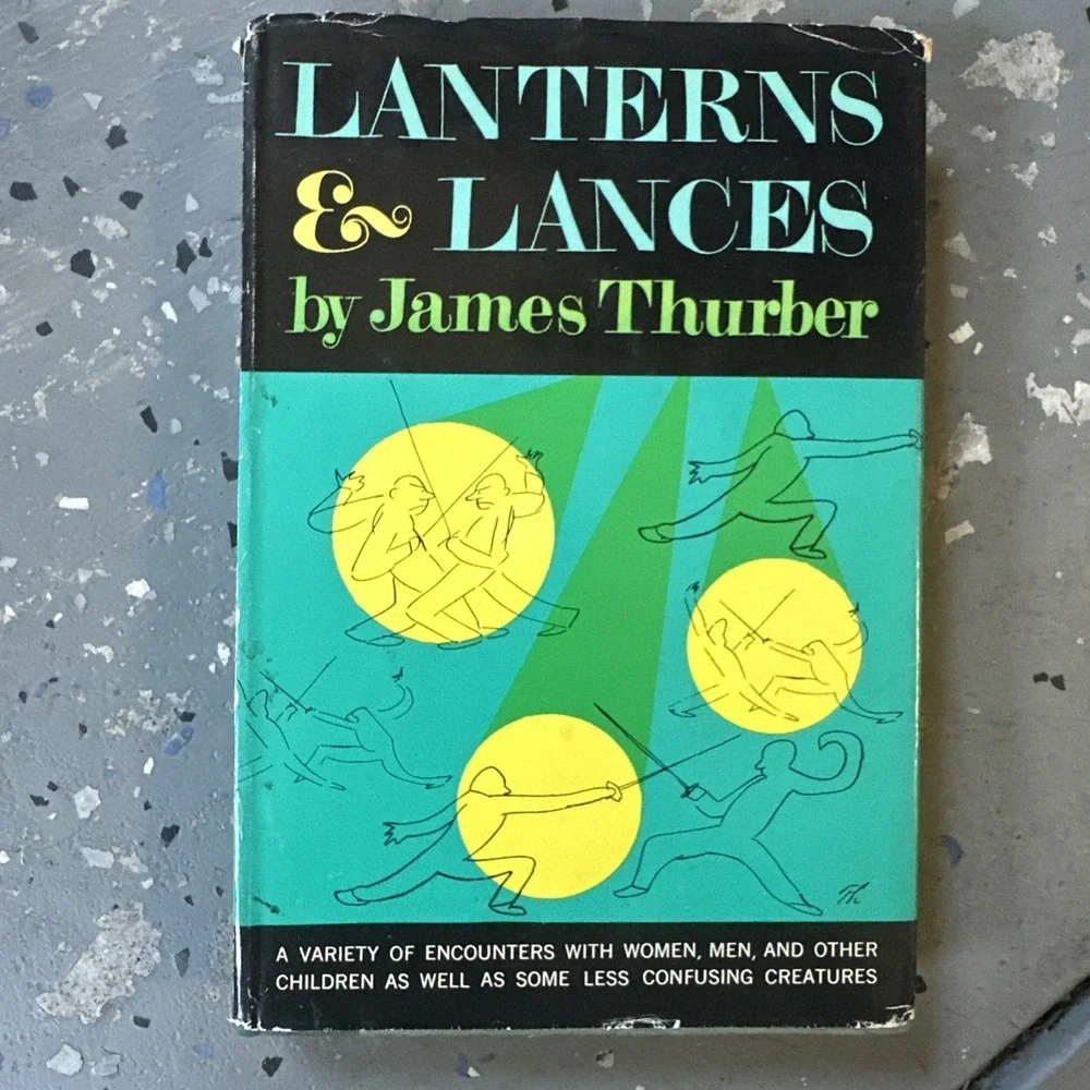 Lanterns And Lances - James Thurber 1961, First Edition, Ist PR ,‎ HCDJ